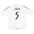 Zidane #5 Retro Real Madrid Home Jersey 2005/06