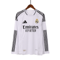 Real Madrid Home Long Sleeve Jersey Player Version 2024/25