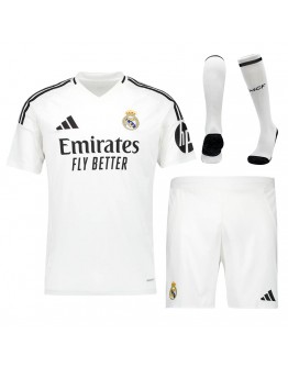 [Super Replica] Real Madrid Home Full Kit(Jersey+Shorts+Socks) 2024/25