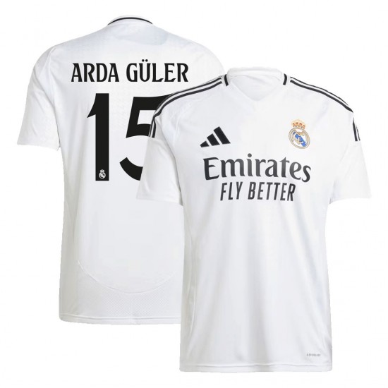 [Super Replica] ARDA G&Uuml;LER #15 Real Madrid Home Jersey 2024/25