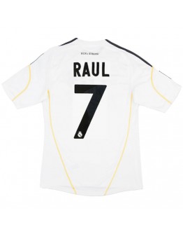 RAUL #7 Retro Real Madrid Home Jersey 2009/10