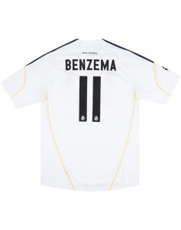 BENZEMA #11 Retro Real Madrid Home Jersey 2009/10