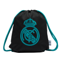 Real Madrid Crest Gymsack - Black