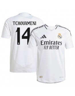 TCHOUAMENI #14 Real Madrid Home Match Jersey 2024/25