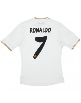 RONALDO #7 Retro Real Madrid Home Jersey 2013/14