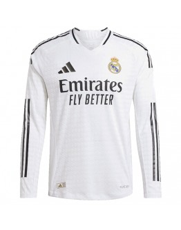 Real Madrid Home Long Sleeve Jersey Player Version 2024/25