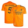 BELLINGHAM #5 Real Madrid Away Jersey Player Version 2024/25