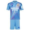 Kids Real Madrid Goalkeeper Kit Jersey+Shorts 2024/25