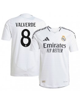 VALVERDE #8 Real Madrid Home Match Jersey 2024/25