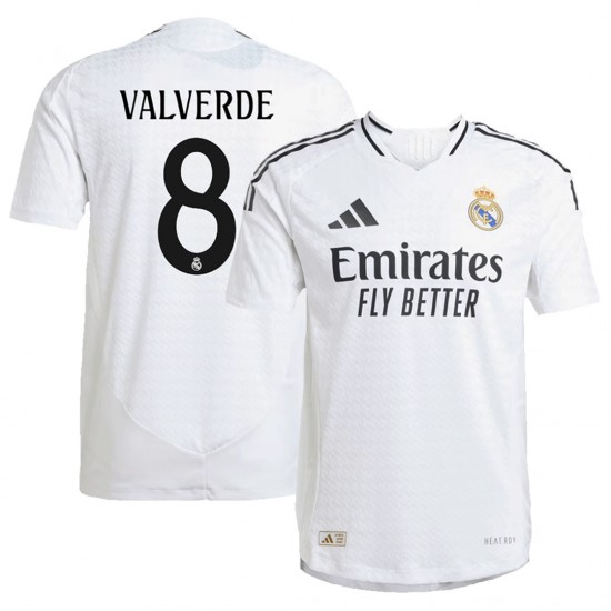 VALVERDE #8 Real Madrid Home Match Jersey 2024/25