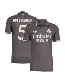 BELLINGHAM #5 Real Madrid Third Match Jersey 2024/25