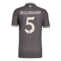 BELLINGHAM #5 Real Madrid Third Match Jersey 2024/25