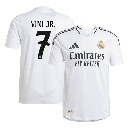 VINI JR. #7 Real Madrid Home Jersey Player Version 2024/25