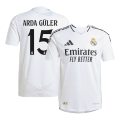 ARDA G&Uuml;LER #15 Real Madrid Home Match Jersey 2024/25