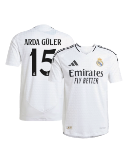 ARDA G&Uuml;LER #15 Real Madrid Home Match Jersey 2024/25