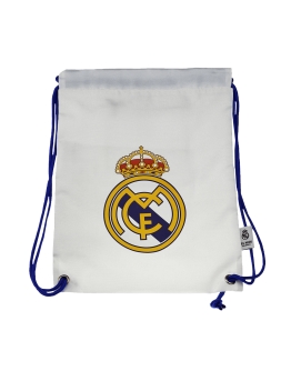 Real Madrid Crest Gymsack -White/Blue