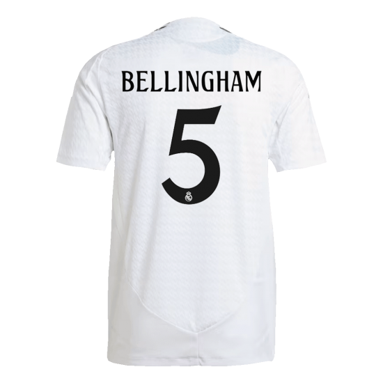 BELLINGHAM #5 Real Madrid Home Jersey Player Version 2024/25