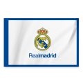 Real Madrid Team Flag - White/Blue