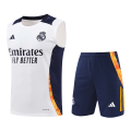 Real Madrid Pre-Match Vest Kit(Jersey+Shorts) 2024/25