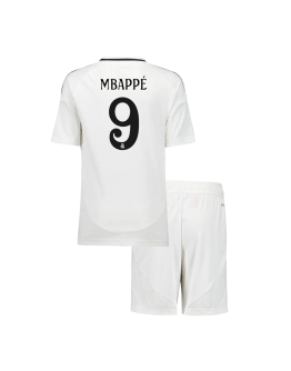 Kids MBAPP&Eacute; #9 Real Madrid Home Kit 2024/25