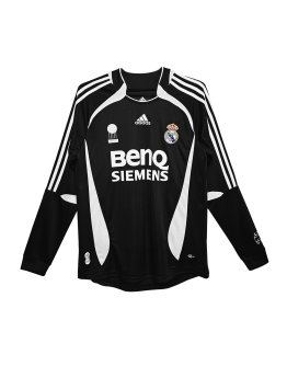 Retro Real Madrid Away Long Sleeve Jersey 2006/07