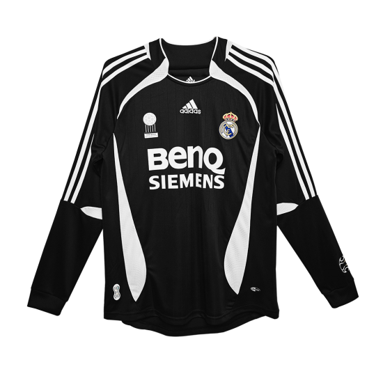 Retro Real Madrid Away Long Sleeve Jersey 2006/07