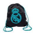 Real Madrid Crest Gymsack - Black