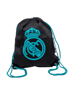 Real Madrid Crest Gymsack - Black