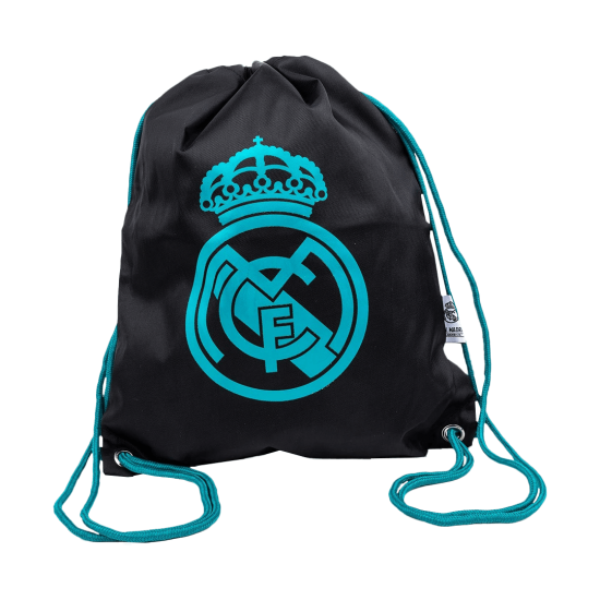 Real Madrid Crest Gymsack - Black