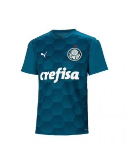 Palmeiras Soccer Jersey Goalkeeper Blue Replica 2020