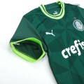 Kids SE Palmeiras Home Jersey Kit Replica 2023/24