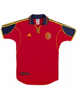 Retro Spain Home Jersey Euro Cup 2000