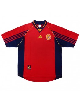 Spain Retro Jersey Home World Cup 1998