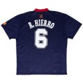 R. HIERRO #6 Retro Spain Away Jersey 1996