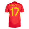 WILLIAMS JR. #17 Spain Home Jersey Player Version Euro 2024