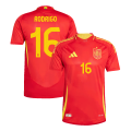 RODRIGO #16 Spain Home Jersey Player Version Euro 2024