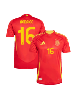 RODRIGO #16 Spain Home Jersey Player Version Euro 2024