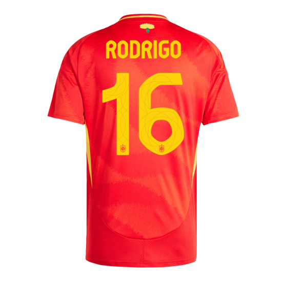 [Supre Replica] RODRIGO #16 Spain Home Jersey Euro 2024