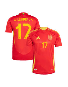 WILLIAMS JR. #17 Spain Home Jersey Player Version Euro 2024