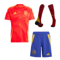 [Super Replica] Spain Home Full Kit(Jersey+Shorts+Socks) Euro 2024