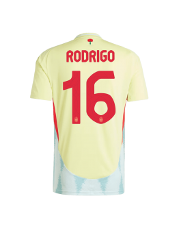 RODRIGO #16 Spain Away Jersey Euro 2024