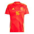 [Supre Replica] RODRIGO #16 Spain Home Jersey Euro 2024