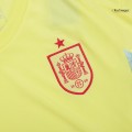 Kids Spain Away Full Jersey Kit Euro 2024