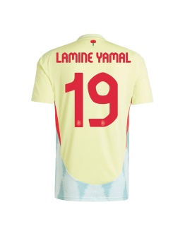 LAMINE YAMAL #19 Spain Away Jersey Euro 2024