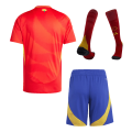 [Super Replica] Spain Home Full Kit(Jersey+Shorts+Socks) Euro 2024