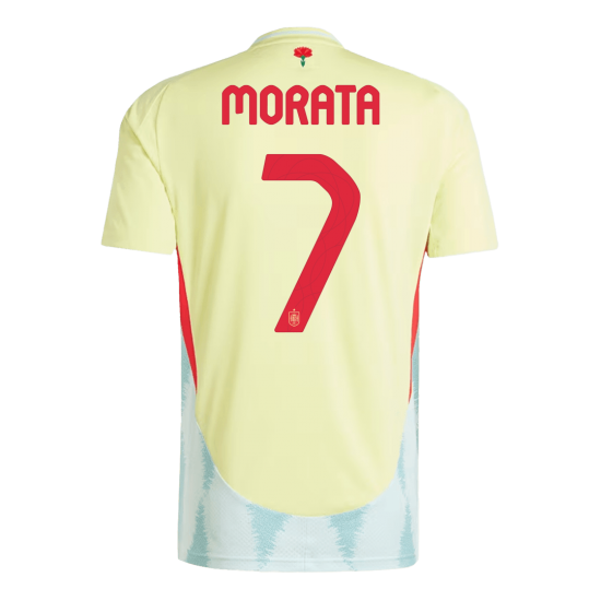 MORATA #7 Spain Away Jersey Euro 2024