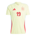 LAMINE YAMAL #19 Spain Away Jersey Euro 2024