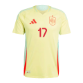 WILLIAMS JR. #17 Spain Away Jersey Player Version Euro 2024