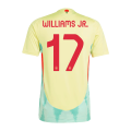 WILLIAMS JR. #17 Spain Away Jersey Player Version Euro 2024