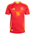 RODRIGO #16 Spain Home Jersey Player Version Euro 2024